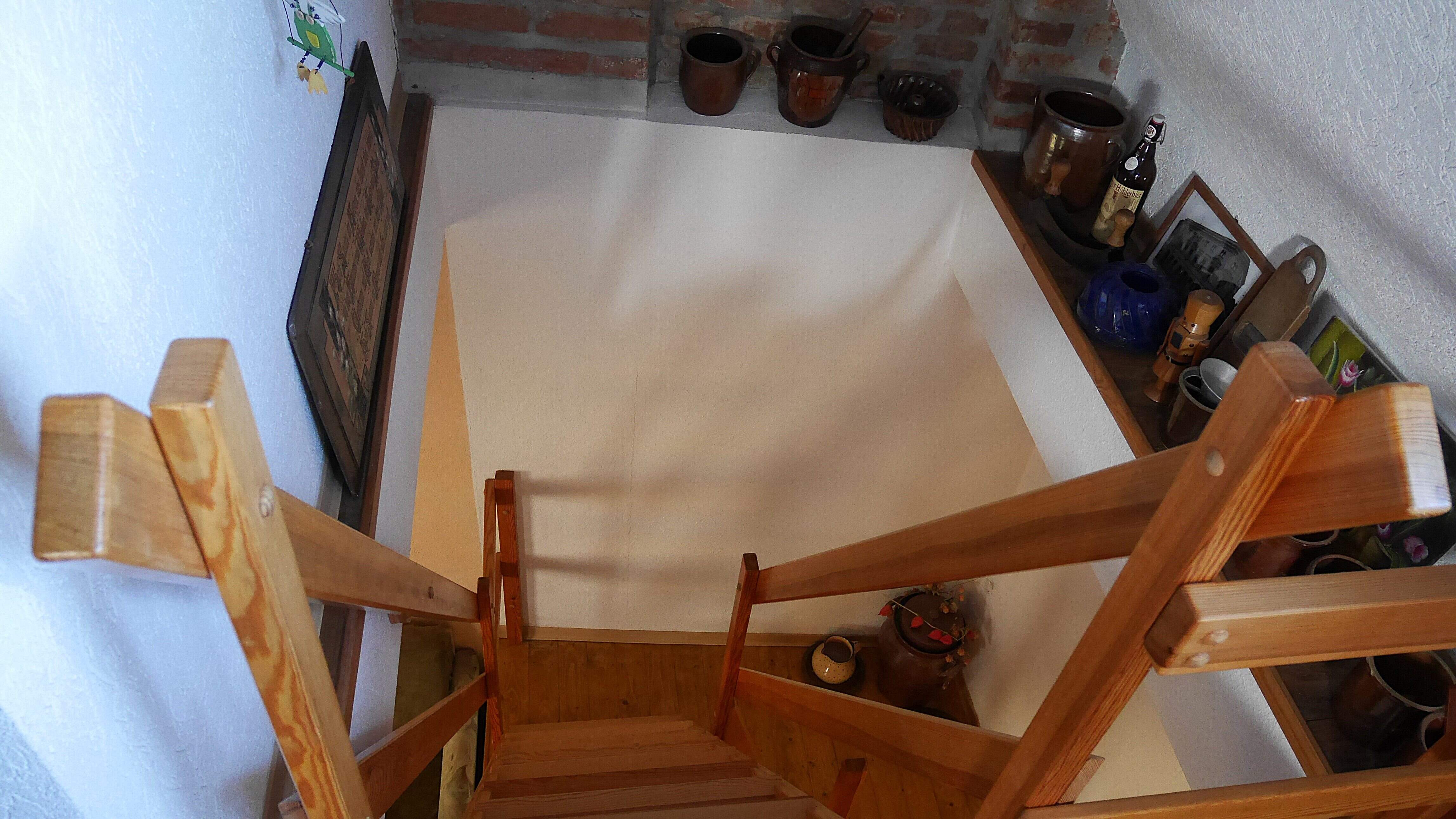 Treppe zum Schlafzimmer